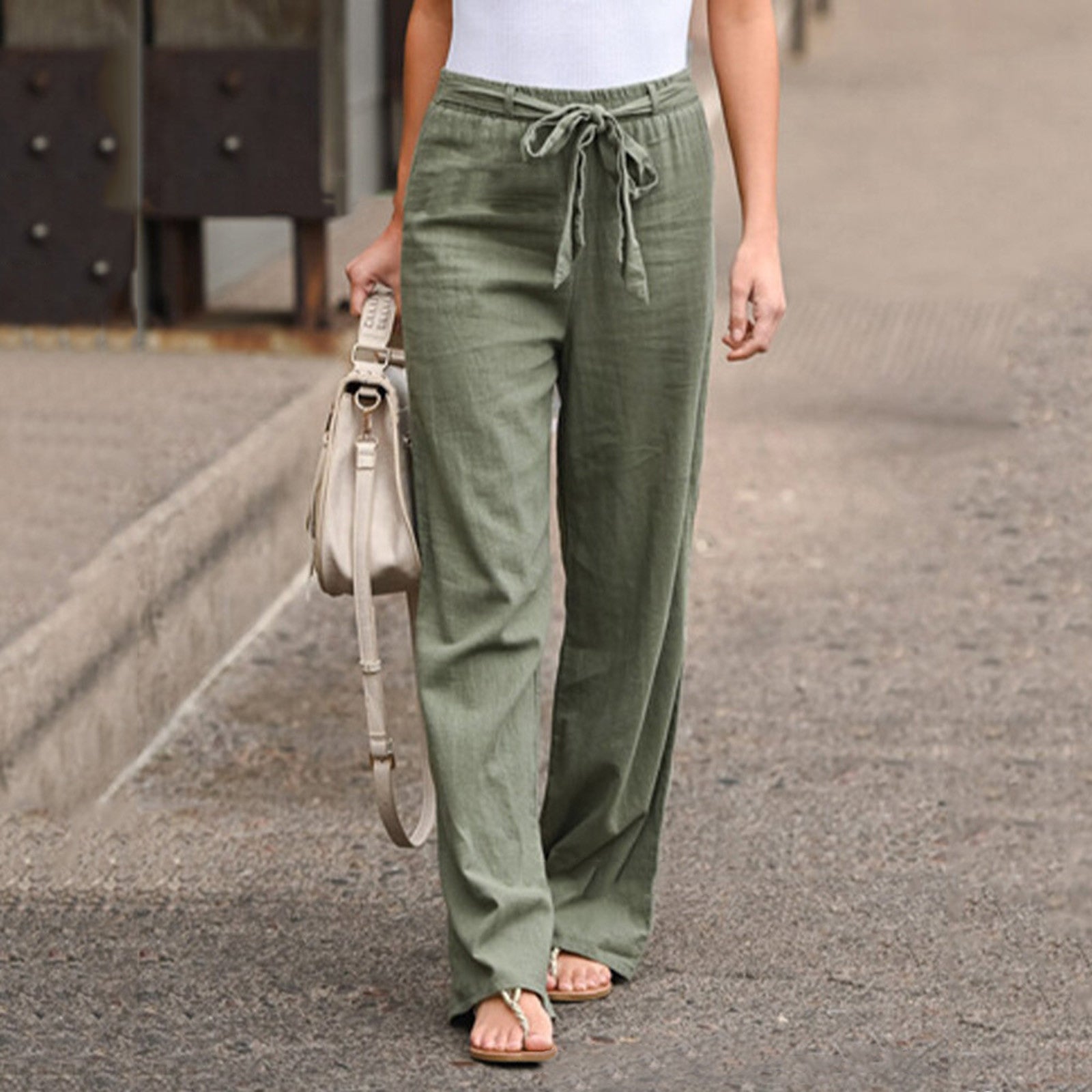 ALETTA | Pantalon en Lin Aéré