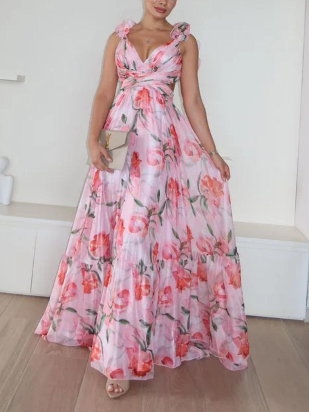 La Vie en Robe  | Maxi imprimée sans dos