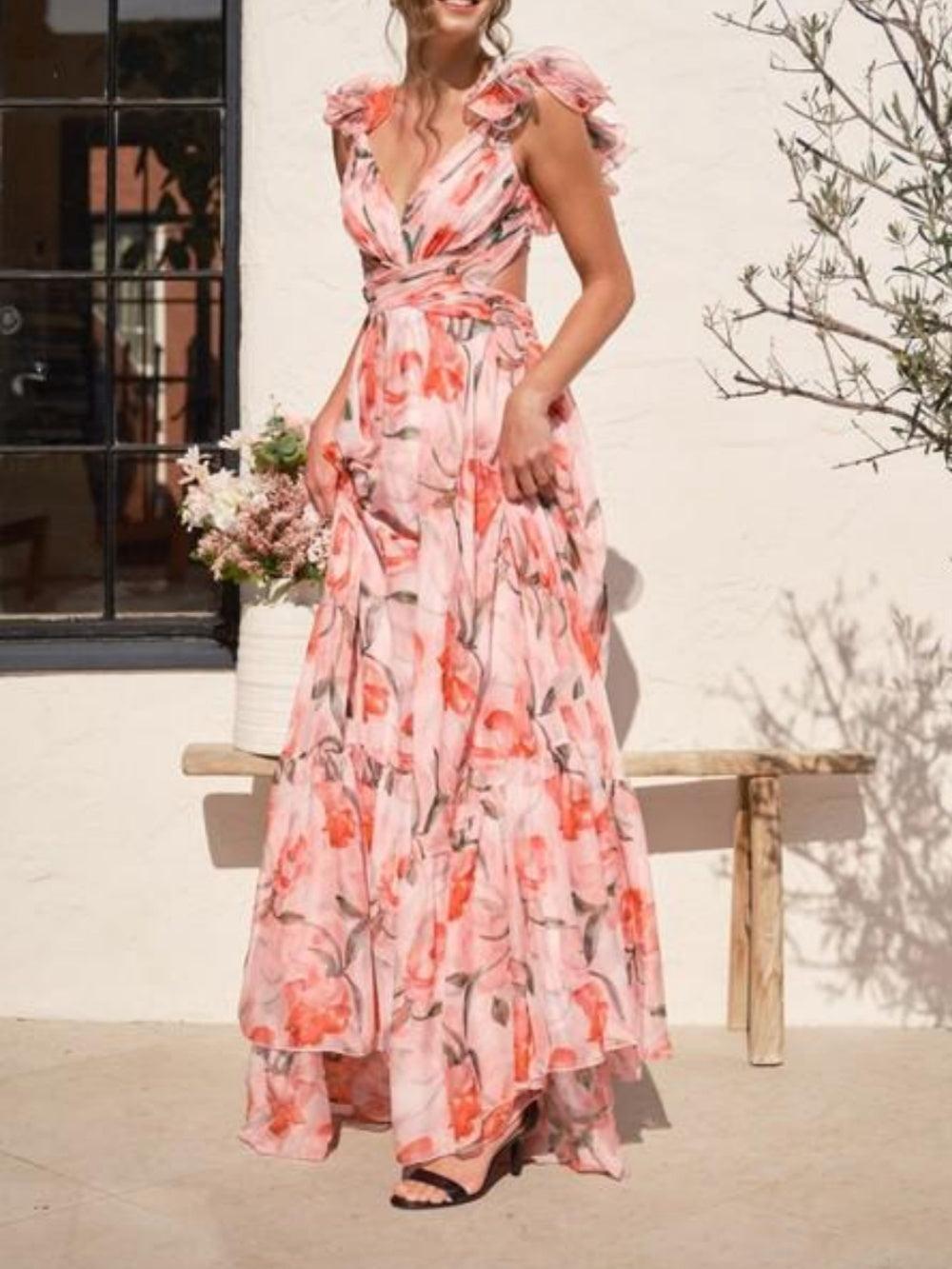 La Vie en Robe  | Maxi imprimée sans dos
