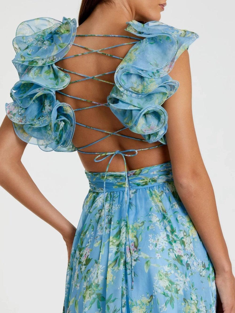 La Vie en Robe  | Maxi imprimée sans dos