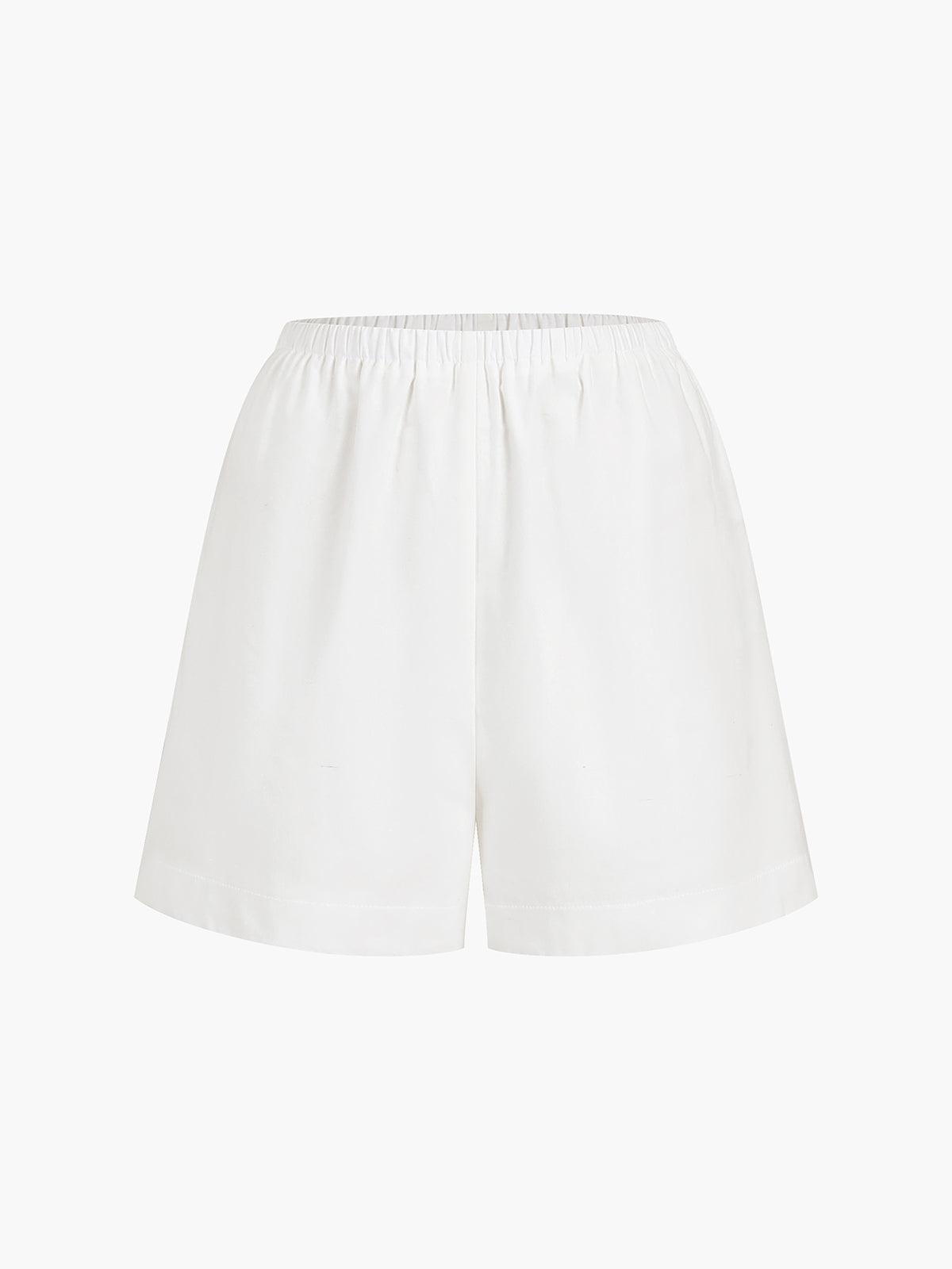 Ensemble de Shorts Deux Pièces en Coton et Lin Cowgirl Melody