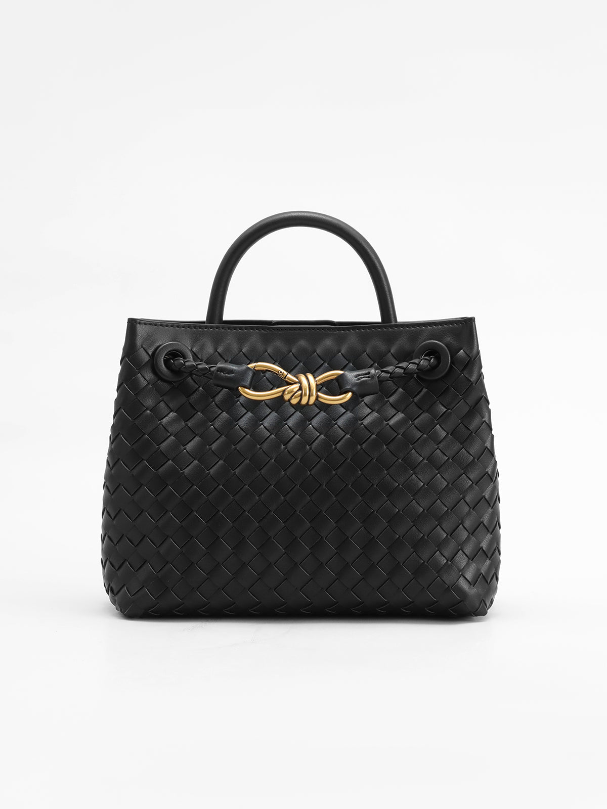 Sac avec poignée en métal torsadé
