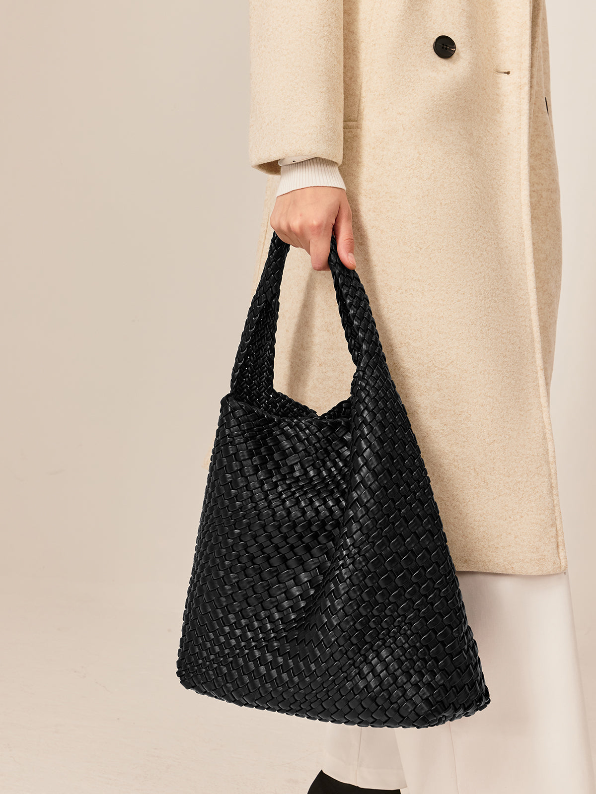 Sac à aisselle tissé de grande capacité