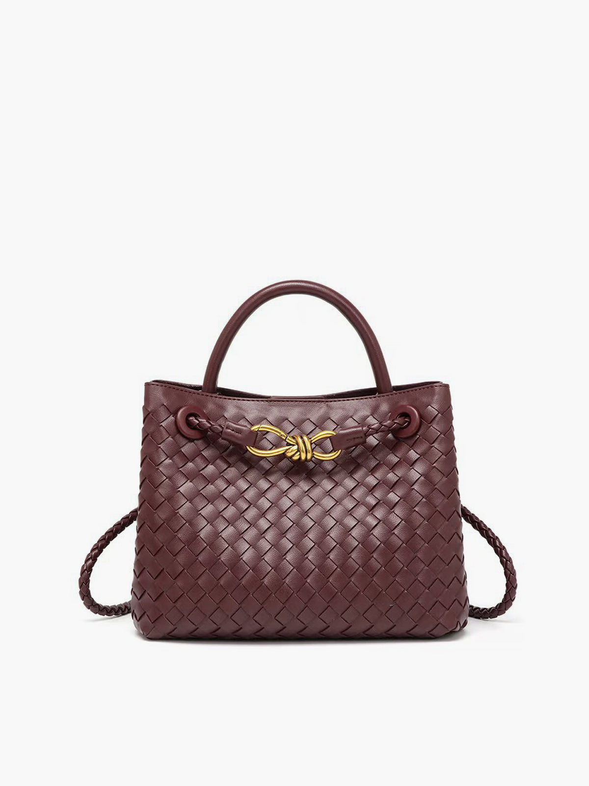 Sac avec poignée en métal torsadé