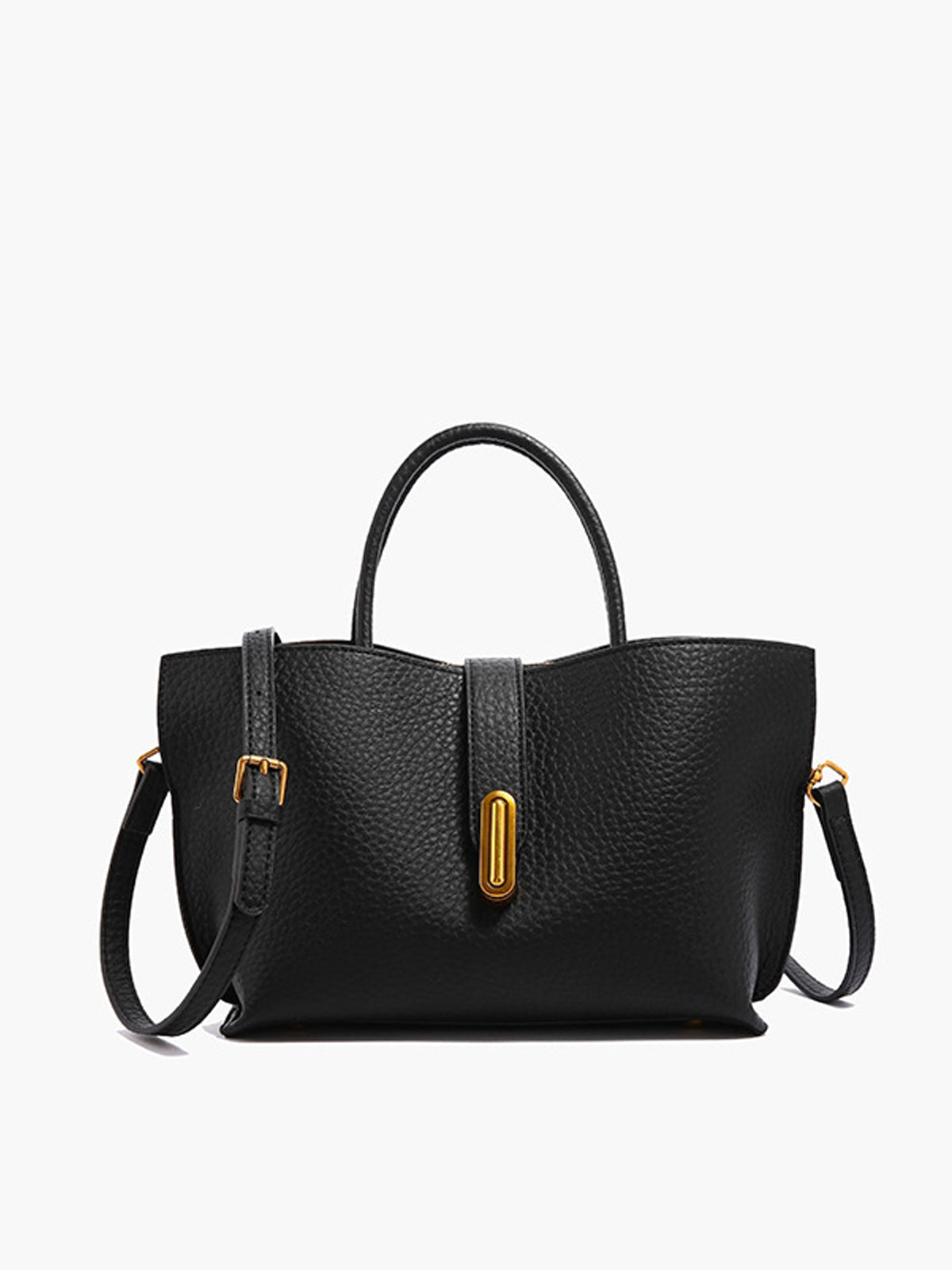 Sac à main texturé avec poignée supérieure