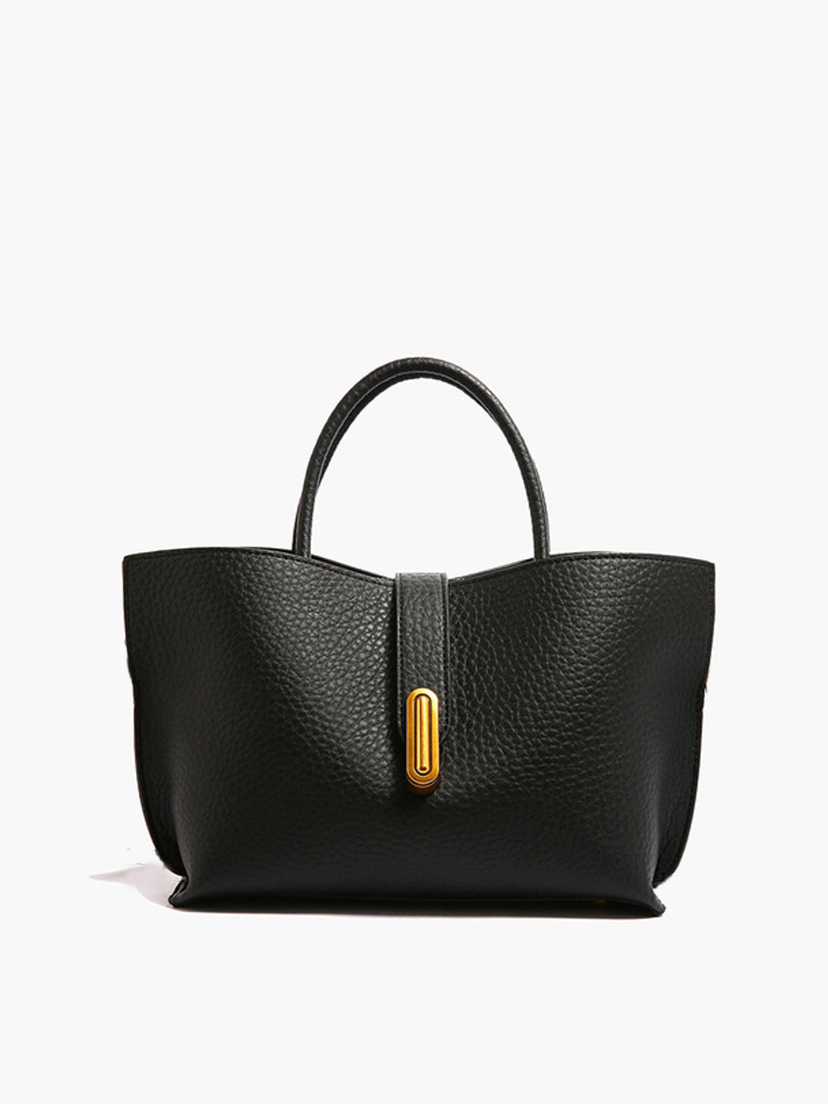 Sac à main texturé avec poignée supérieure