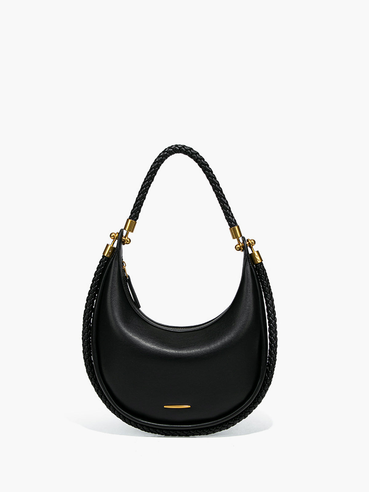 Sac Croissant à Poignée Tissée