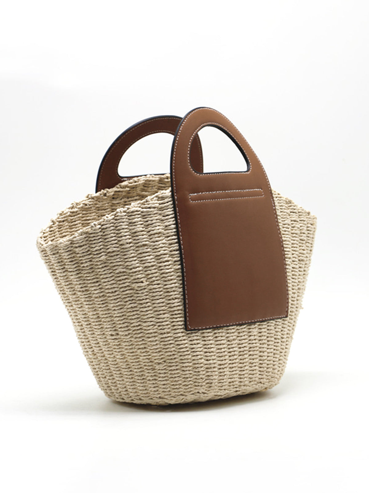 Sac en Paille Bicolore