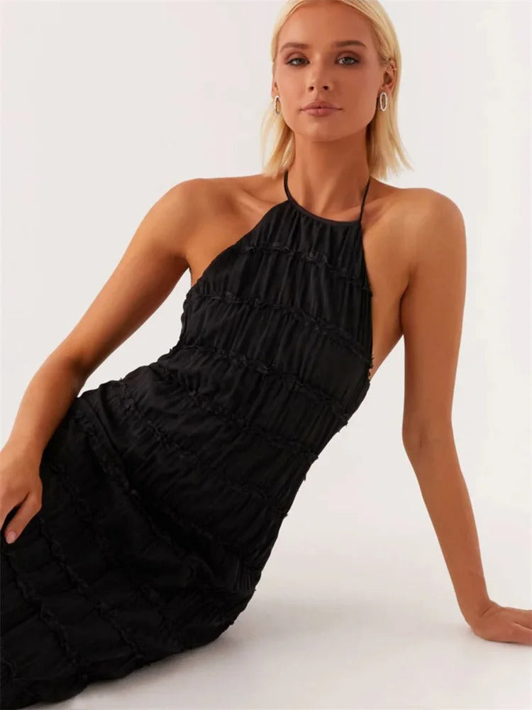 JOVANKA | Robe Maxi Élégante à Col Halter