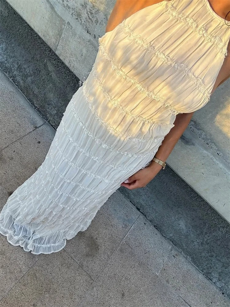 JOVANKA | Robe Maxi Élégante à Col Halter