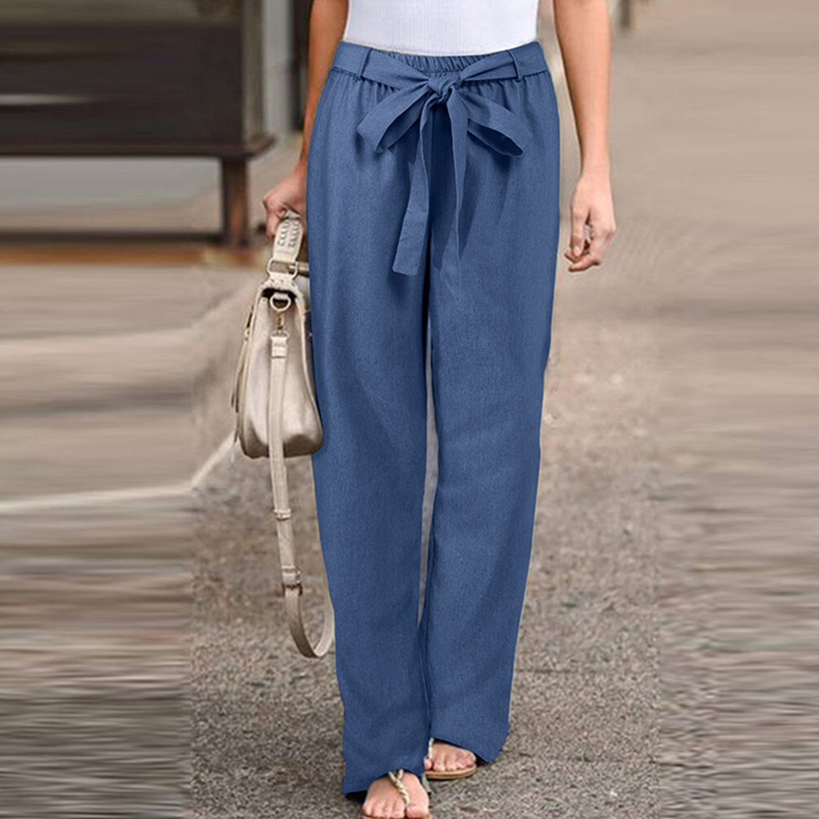 ALETTA | Pantalon en Lin Aéré