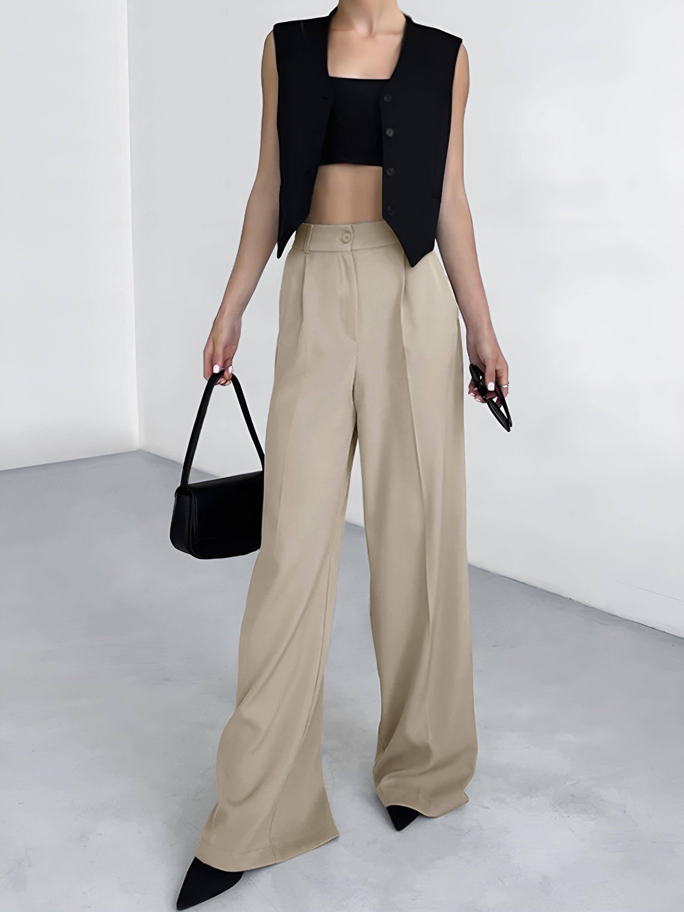 Pantalons larges avec poches