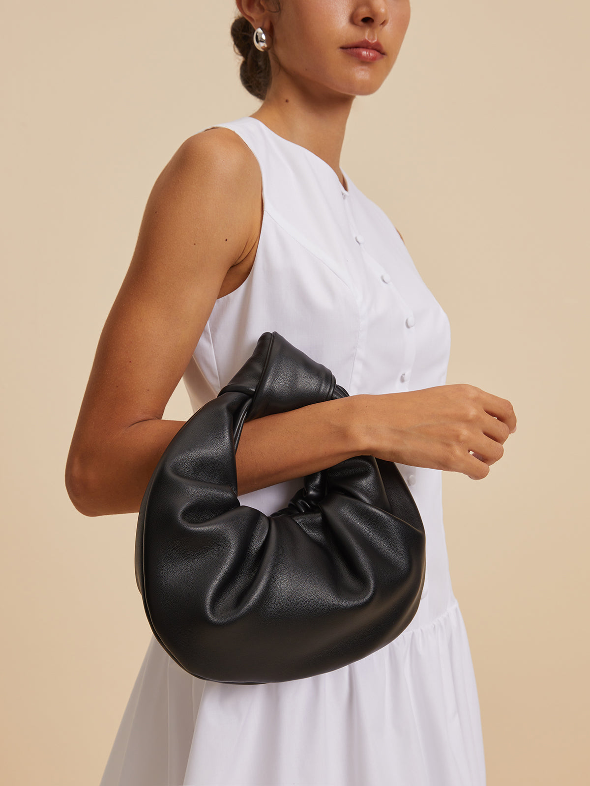 Sac Ruché Noué en Croissant
