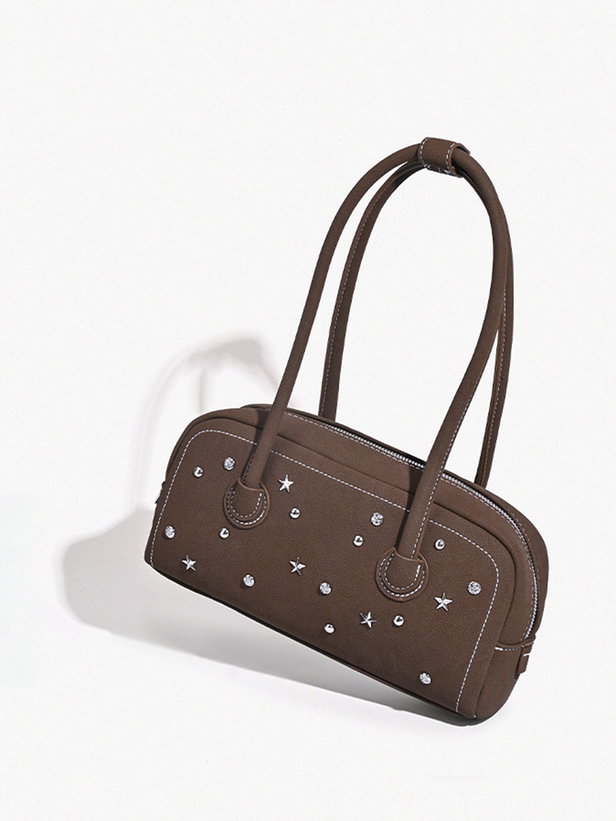 Sac à main avec décor en strass