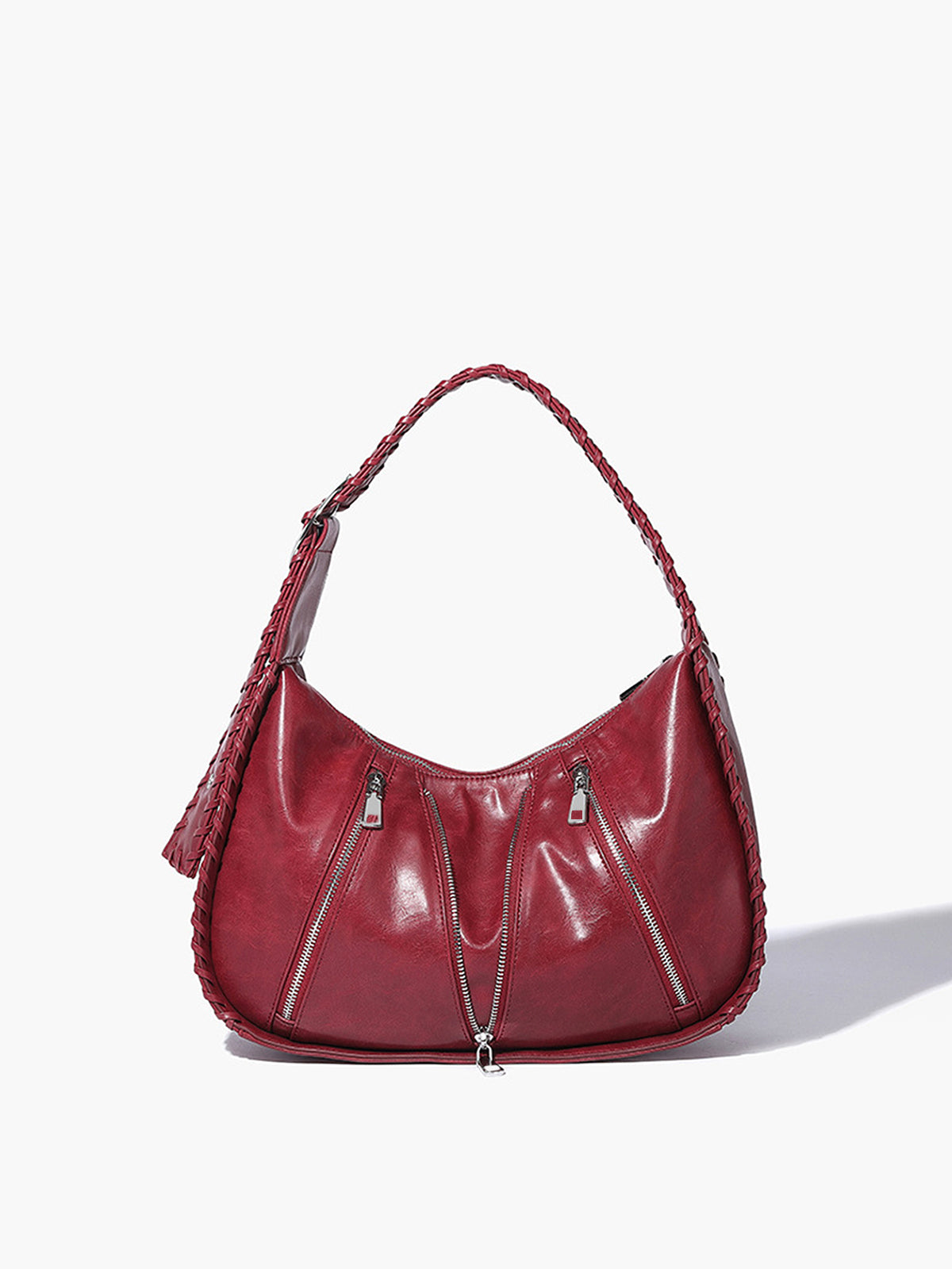 Sac sous les bras à fermeture éclair avec boucle douce