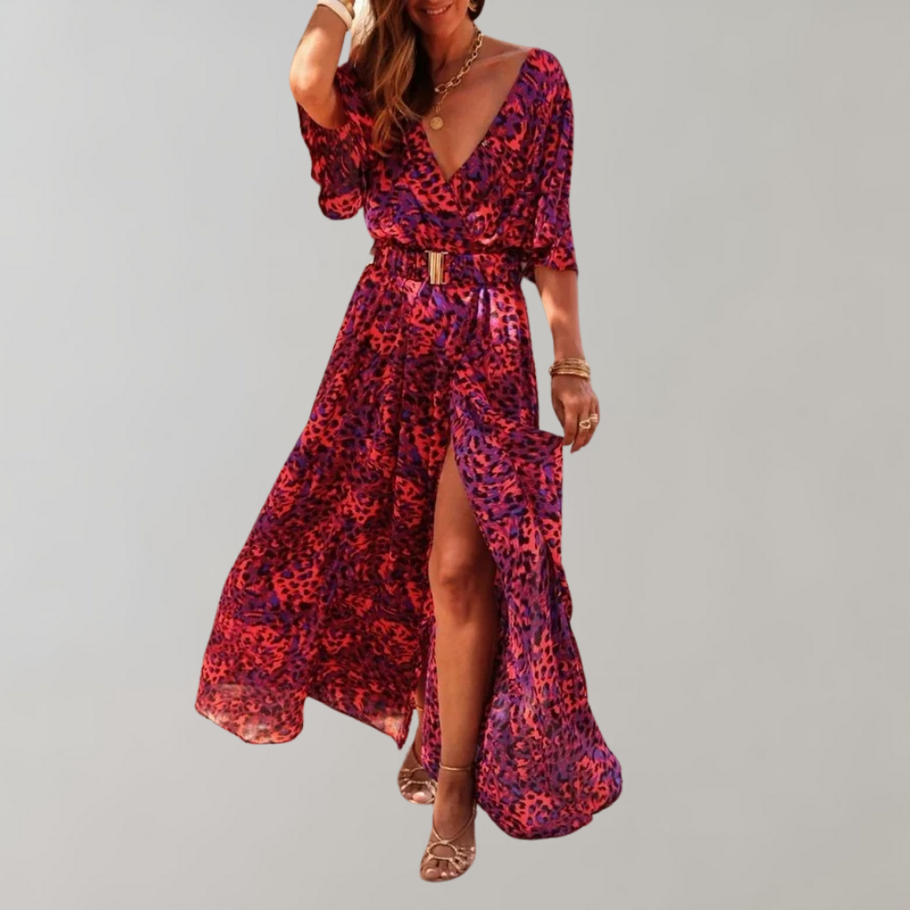 TANYSHA | Robe Maxi Wikkel pour le Printemps & l'Été